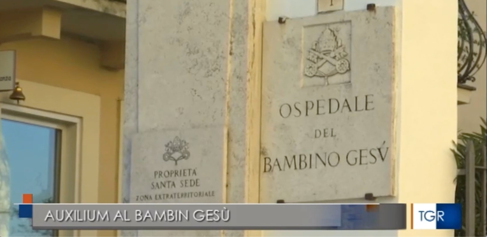 TGR Basilicata, Auxilium al Bambino Gesù